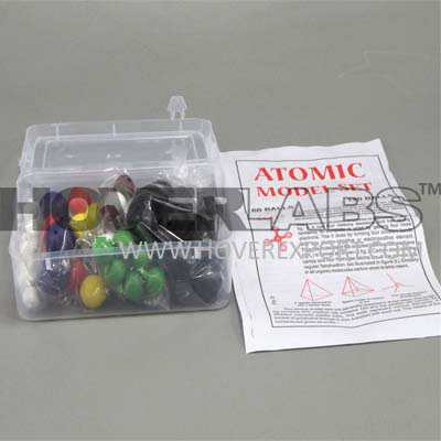 Atomic Model, a complete set- 60 balls