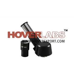 HOVERLABS REPLACEMENT MONOCULAR MICROSCOPE HEAD, UNIVERSAL 40MM DOVETAIL, HIGH QUALITY OPTICS + 10X WF EYEPIECE