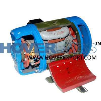 Sectional Front View Of DC Motor