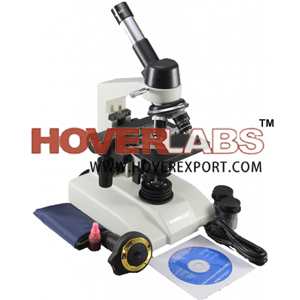 HOVERLABS DIGITAL MONOCULAR DOCTOR PATHOLOGICAL MICROSCOPE, 40X-1500X MAG., 1.3MEGAPIXEL CAMERA, LED LIGHT