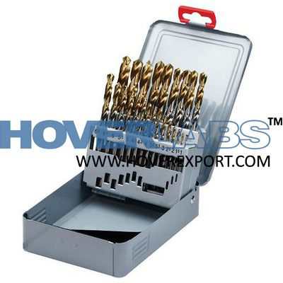 drill set of 13metric twist drills.